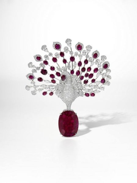 The-Cartier-Red-Peacock-Brooch-Property-From-A-Royal-Private-Collection
