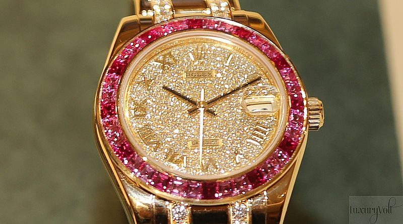 PINK, BLUE ROLEX DATEJUST 2014 BASEL PRICE PICS-1