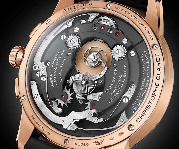 Price of Christophe Claret Angelico watch in red gold is 238’000 CHF and 218’000 of titanium version.